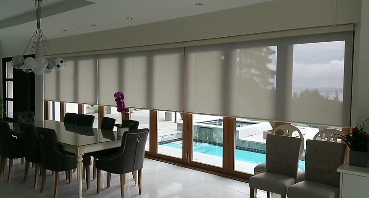 motorized roller shade by theblinds